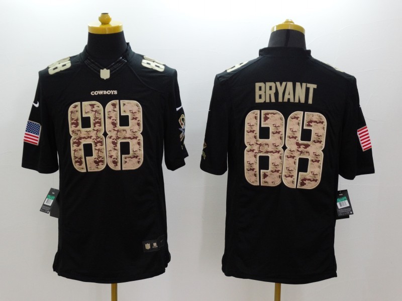 Men's Dallas Cowboys Dez Bryant #88 Black Jersey